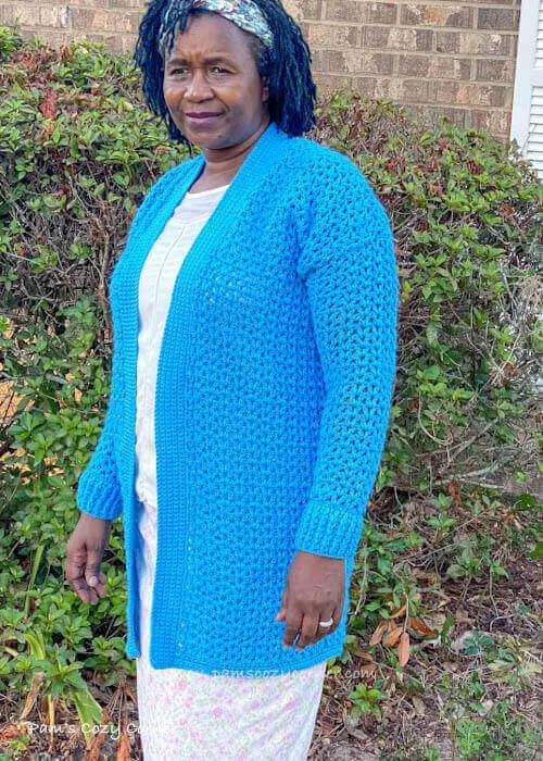 Free crochet cardigan sales patterns plus size